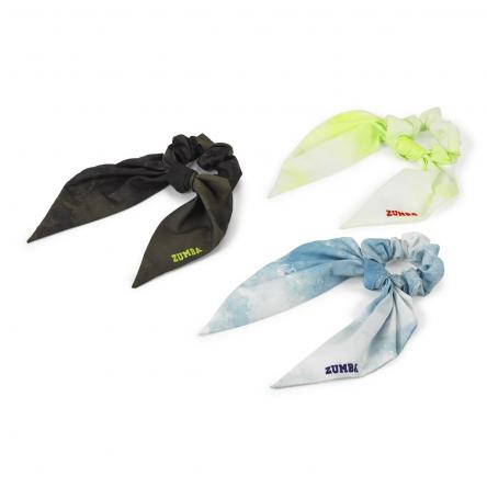 Zumba Tie-Dye Scrunchies 3PK