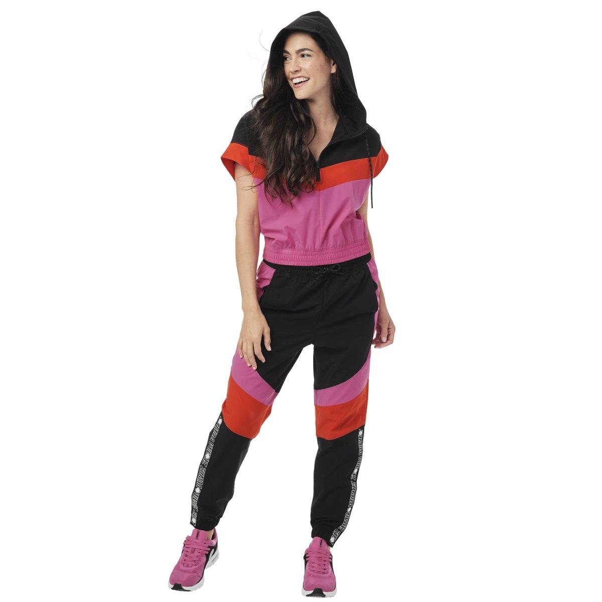 Zumba Color Blocked Half-Zip Pullover