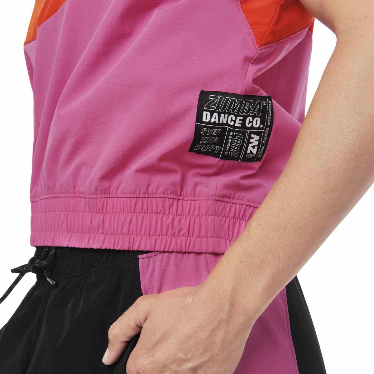 Zumba Color Blocked Half-Zip Pullover