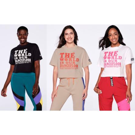 The World Is Our Dance Floor Crop Top