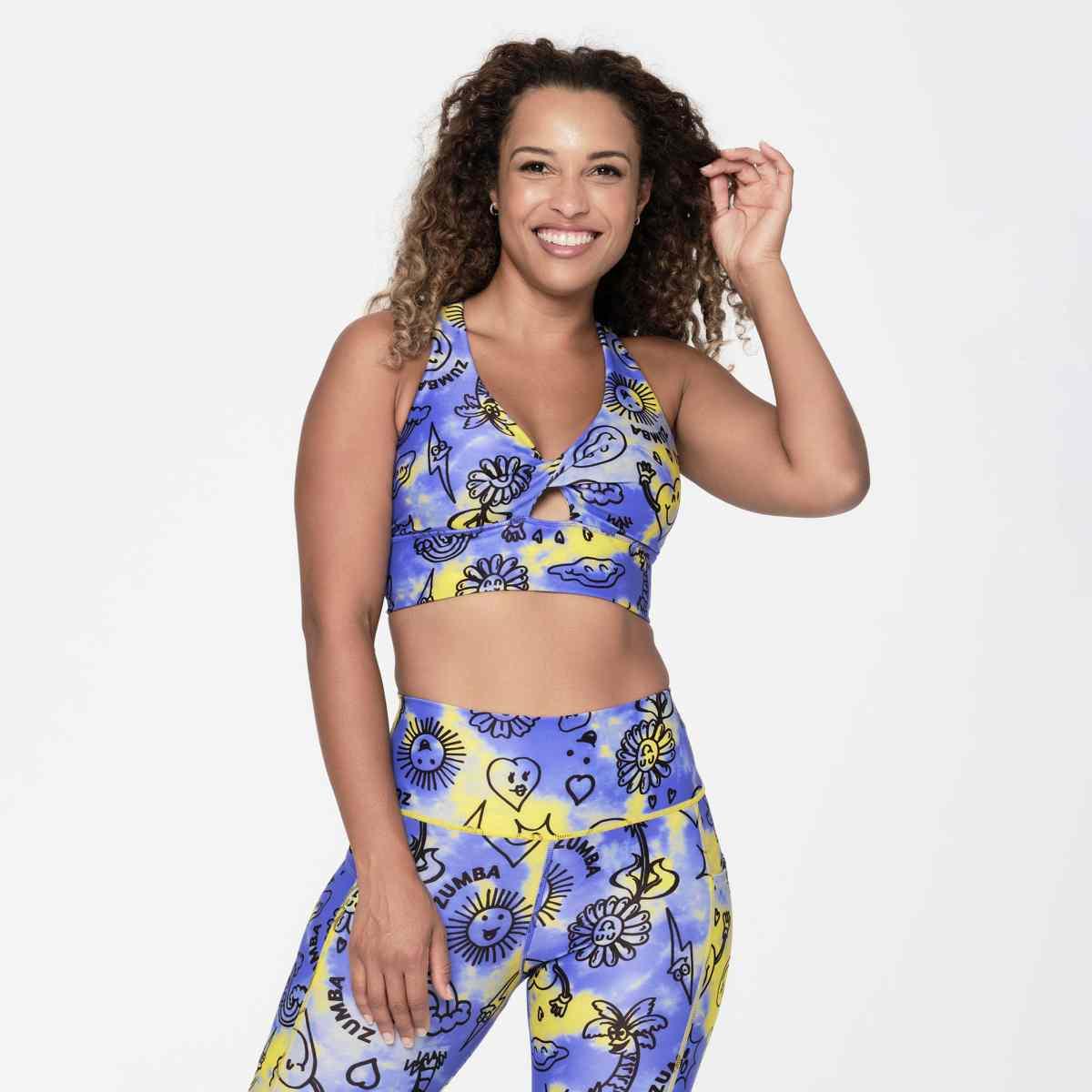 Zumba Happy Twisted Front Bra