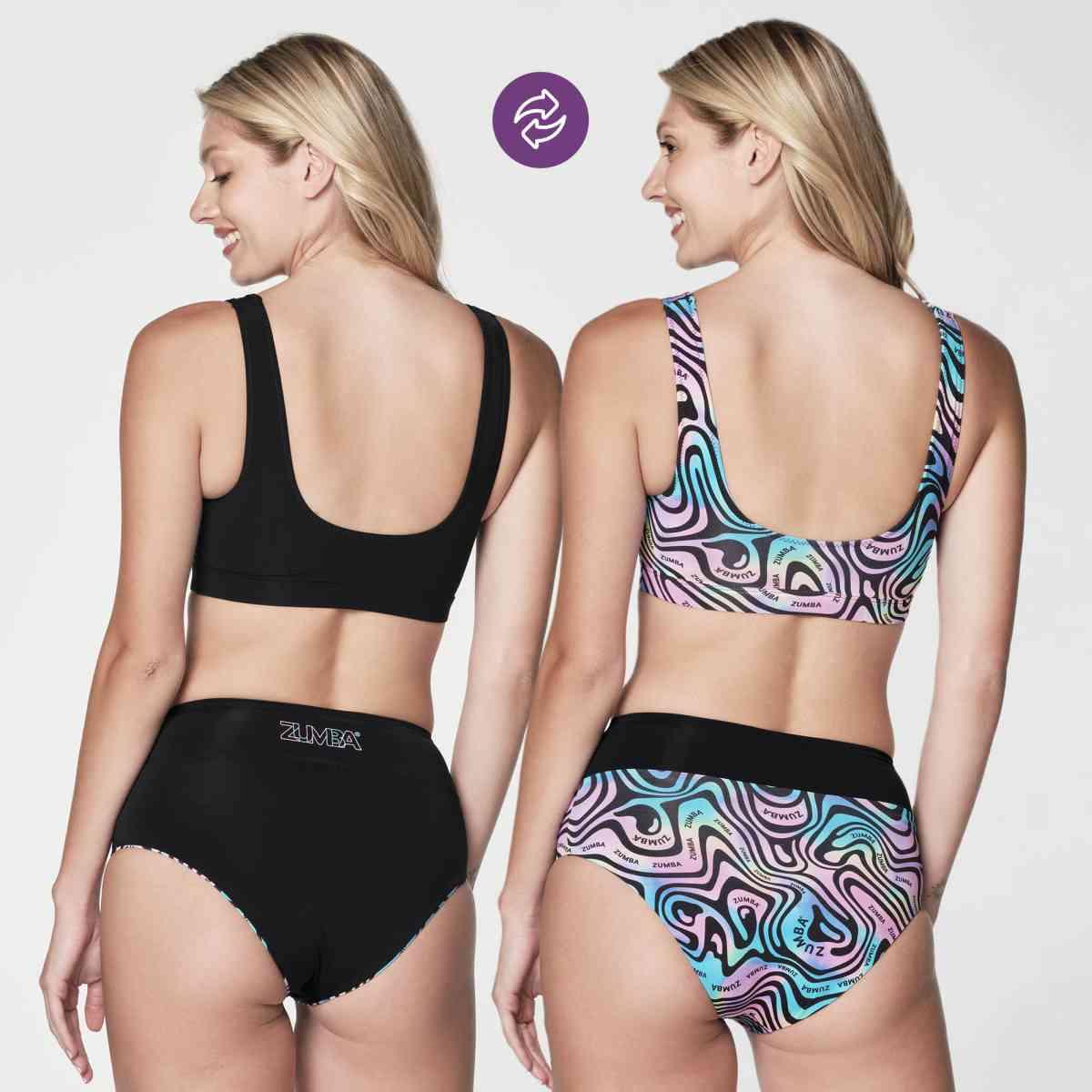 Zumba Reversible Swim Active Brief