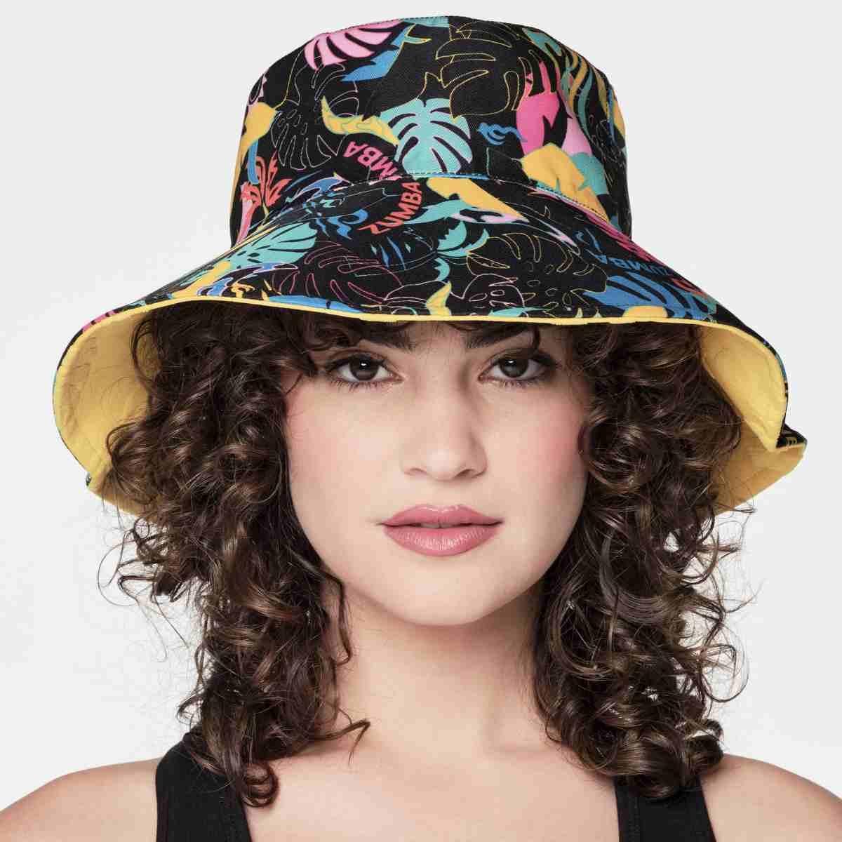 Zumba Palm Party Reversible Bucket Hat