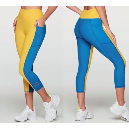 Zumba Bold High Waisted Crop Leggings
