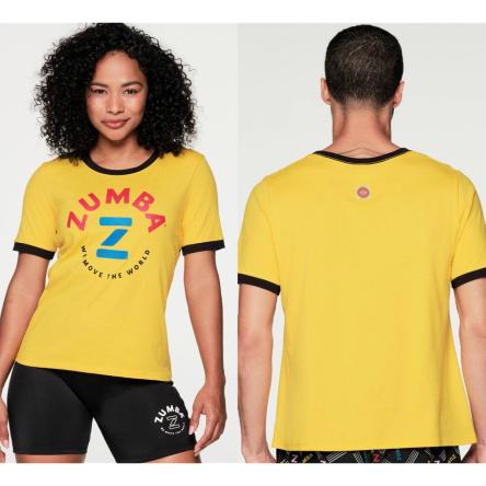 Zumba Retro Ringer Tee