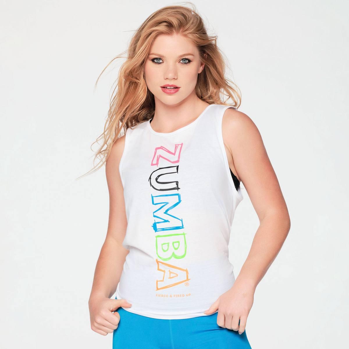Zumba Too Cool Open Back Tank