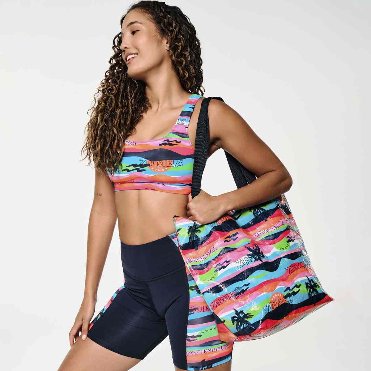 Zumba Sun And Swim Tote Bag
