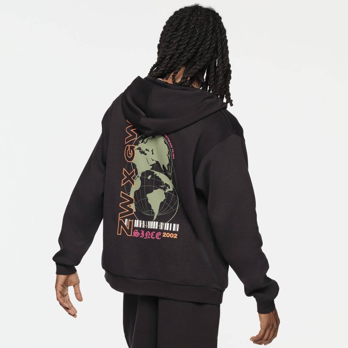 ZW X GW Zip Up Jacket With Oversized Hoodie