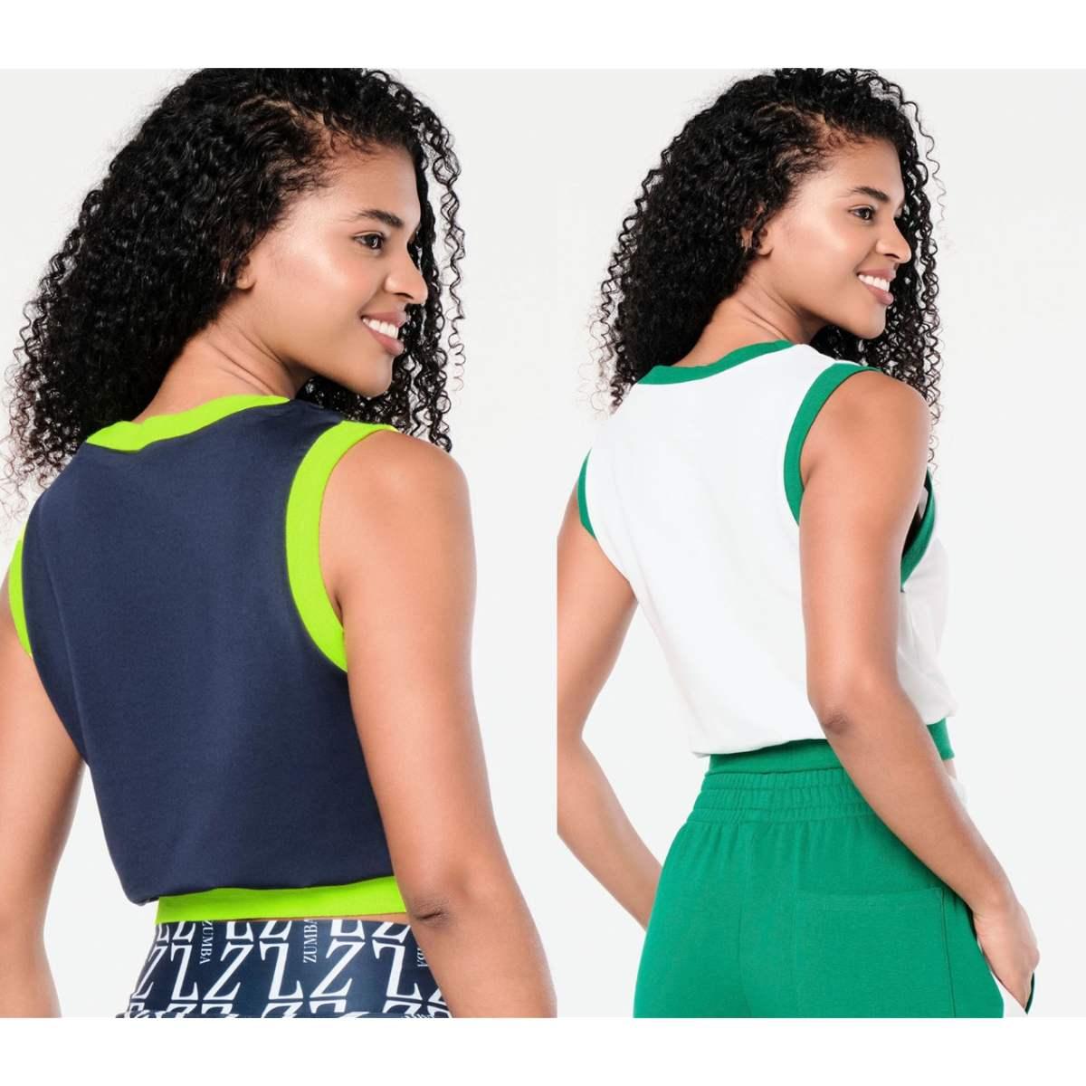 Zumba Prep Crop Sweatshirt Vest