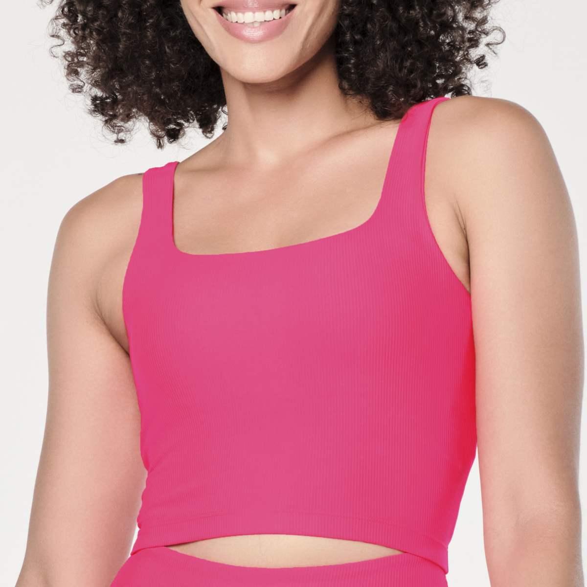 Zumba Prep Crop Tank With Shelf Bra