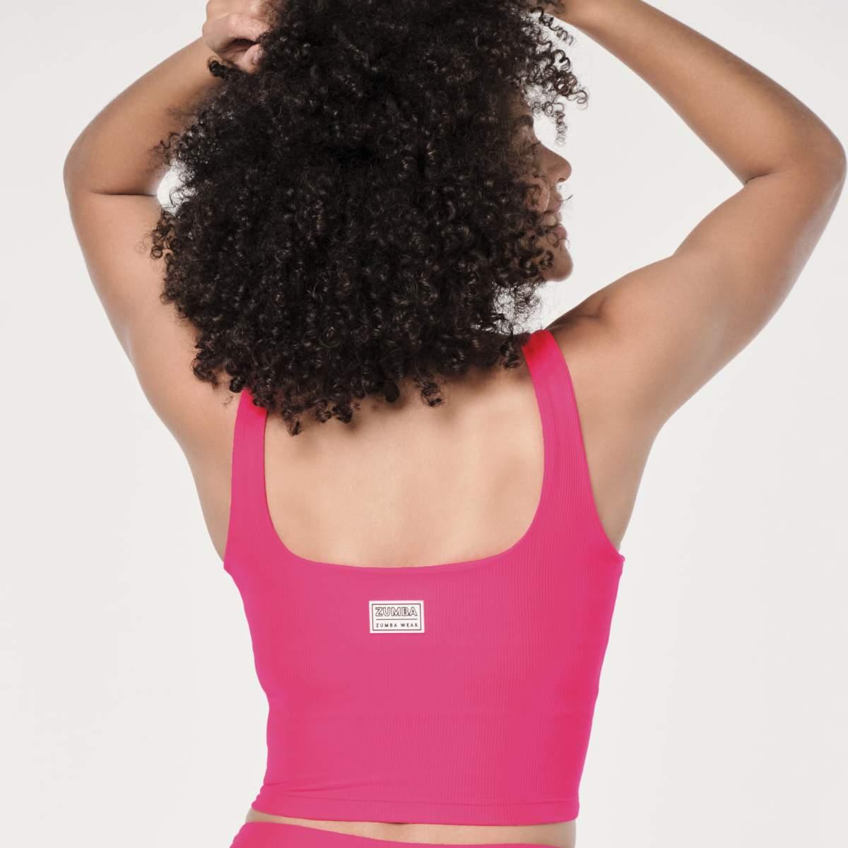 Zumba Prep Crop Tank With Shelf Bra
