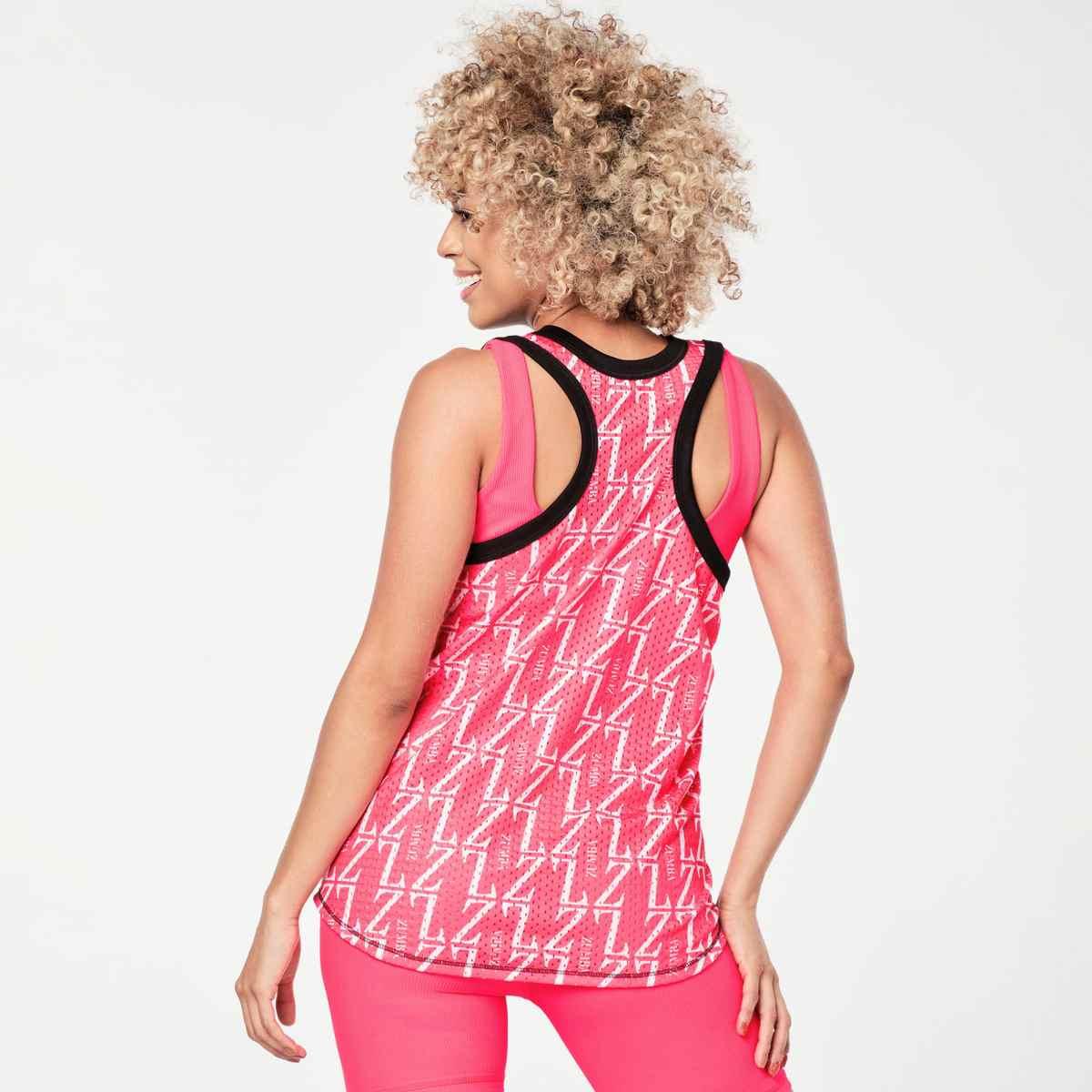 Zumba Prep Basketball Tank - Bold Black