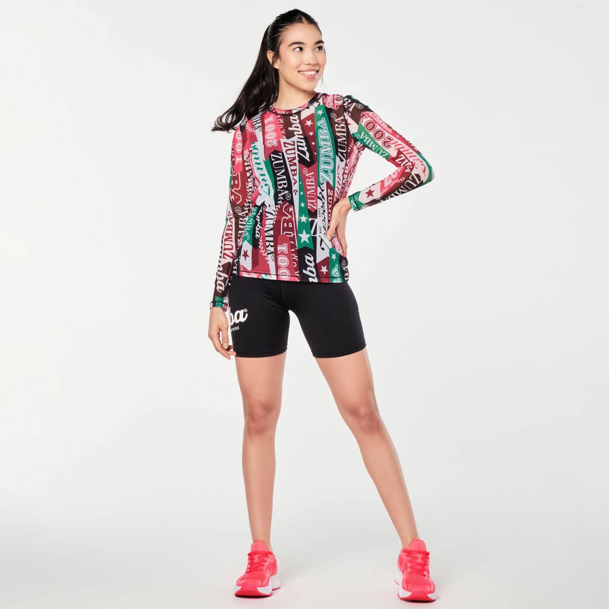Zumba Prep Long Sleeve Mesh Top