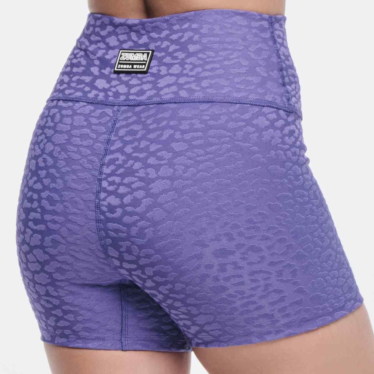 Funscape High Waisted Biker Shorts - Purple Pop