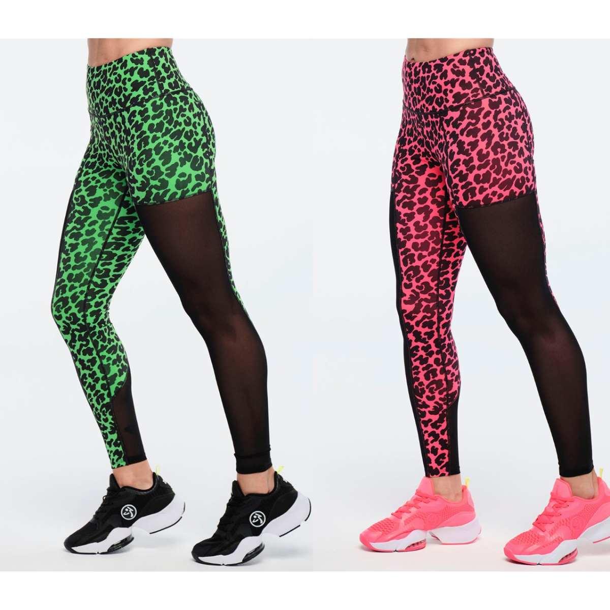 Funscape High Waisted Mesh Ankle Leggings