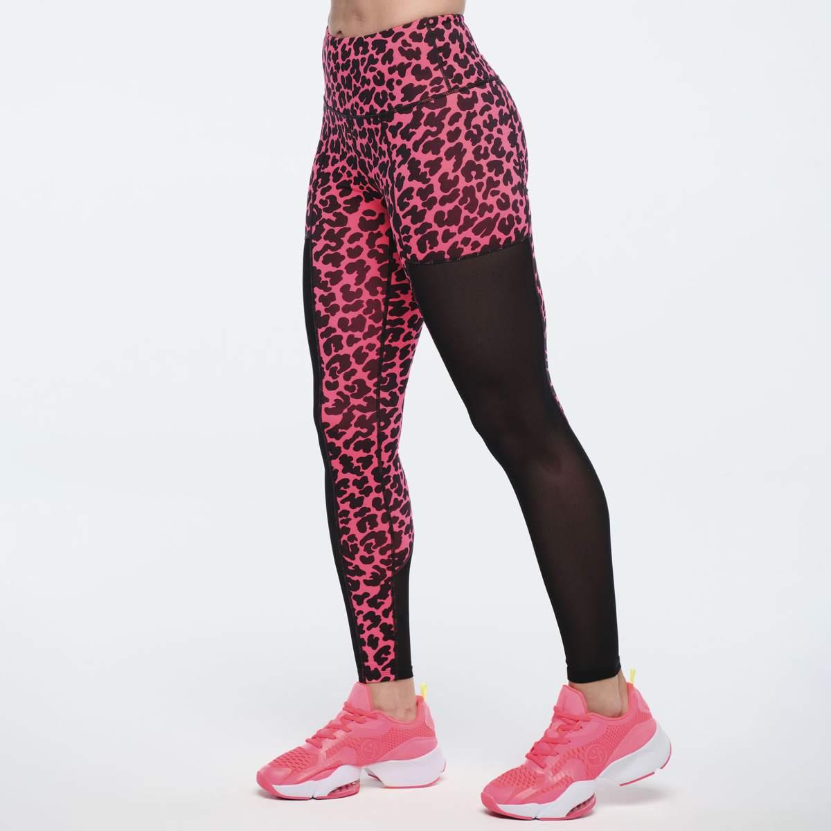 Funscape High Waisted Mesh Ankle Leggings