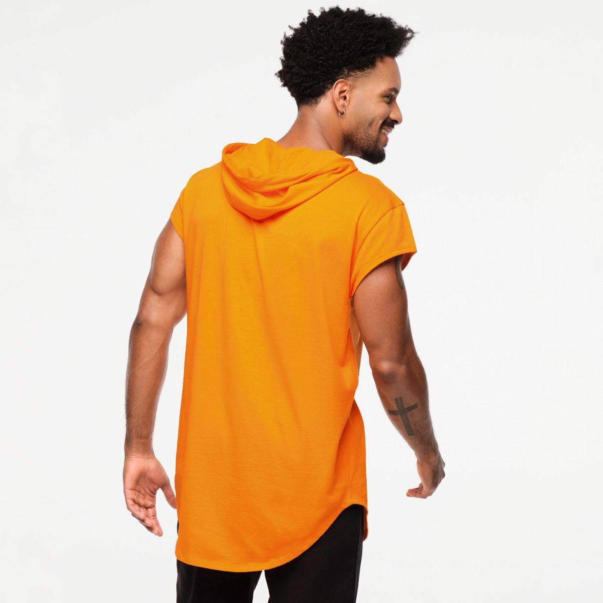 Zumba Explore Men's Cap Sleeve Hoodie Top