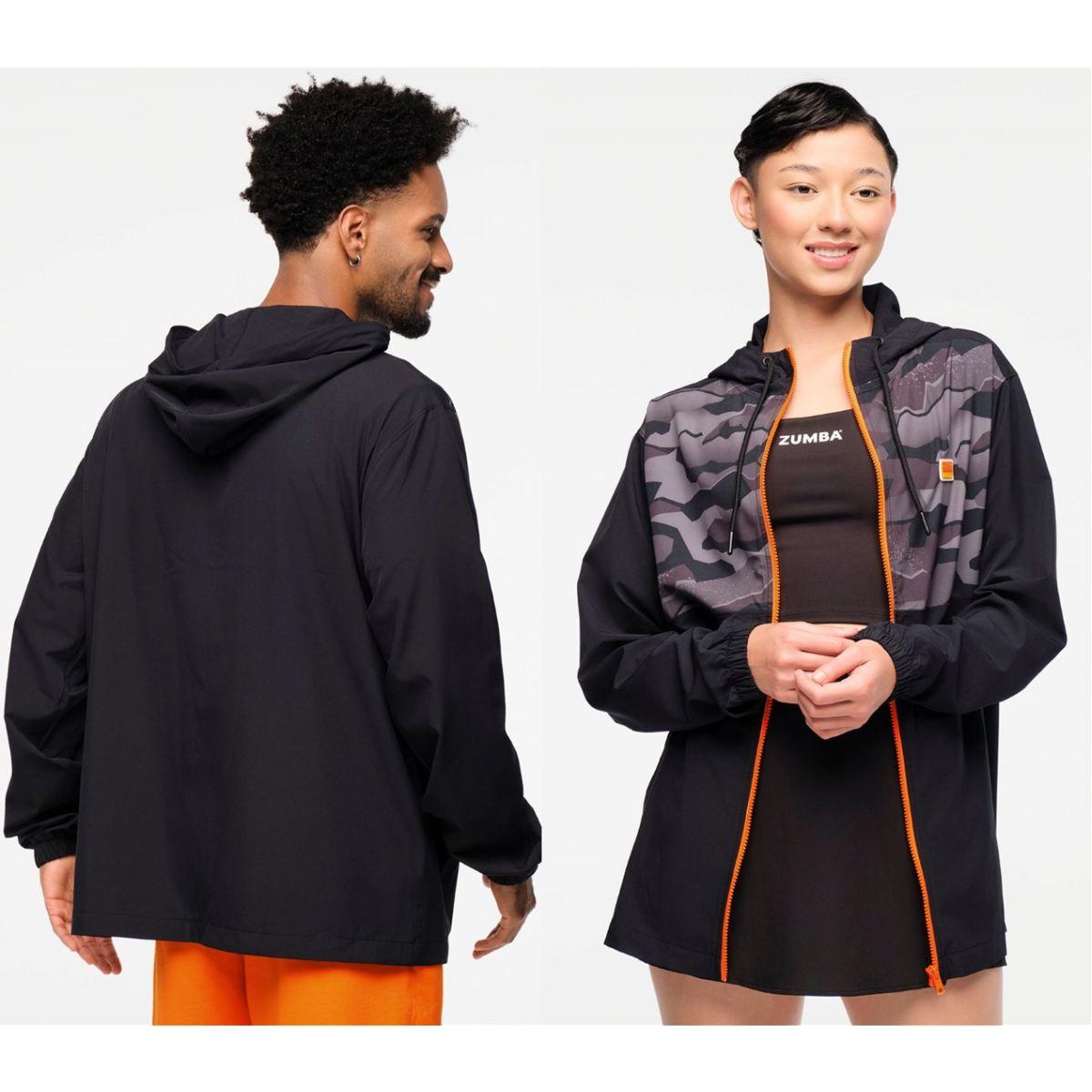 Zumba Explore Men's Hooded Windbreaker Jacket