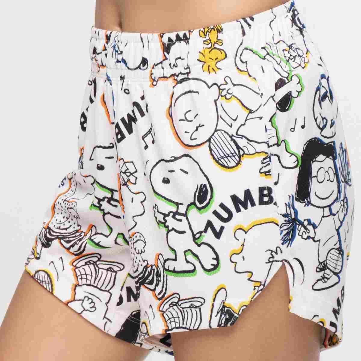 Zumba X Peanuts High Low Mesh Shorts