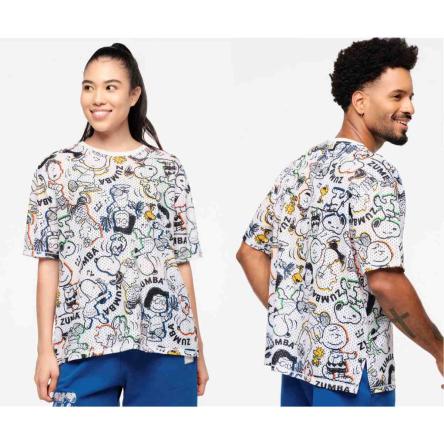 Zumba X Peanuts Boxy Mesh Top
