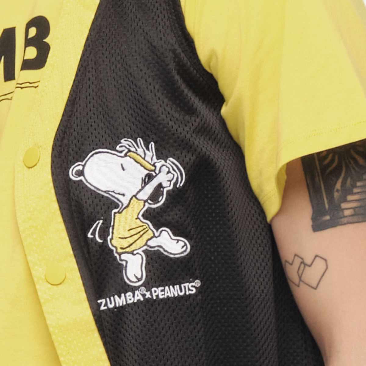 Zumba X Peanuts Sleeveless Baseball Jersey Dress
