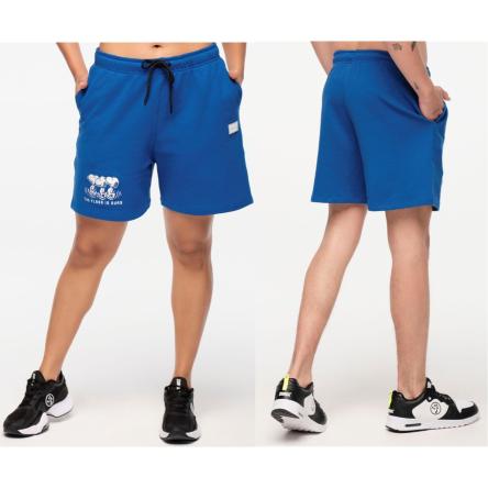 Zumba X Peanuts Men's Knit Short - Blue