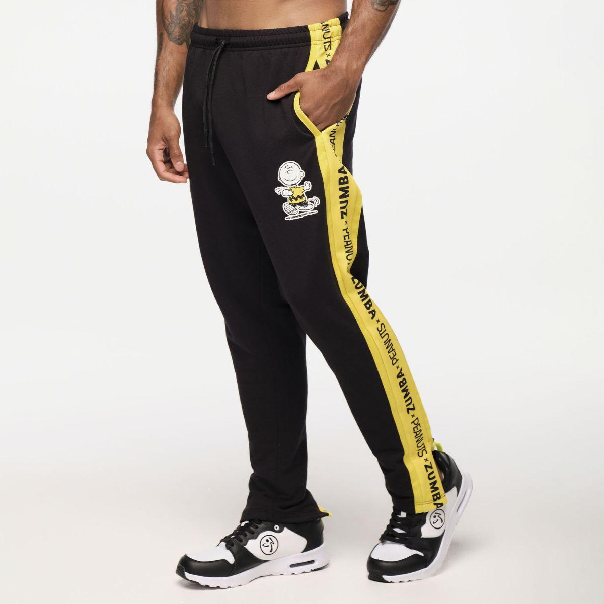 Zumba X Peanuts Men's Knit Jogger With Side Inserts