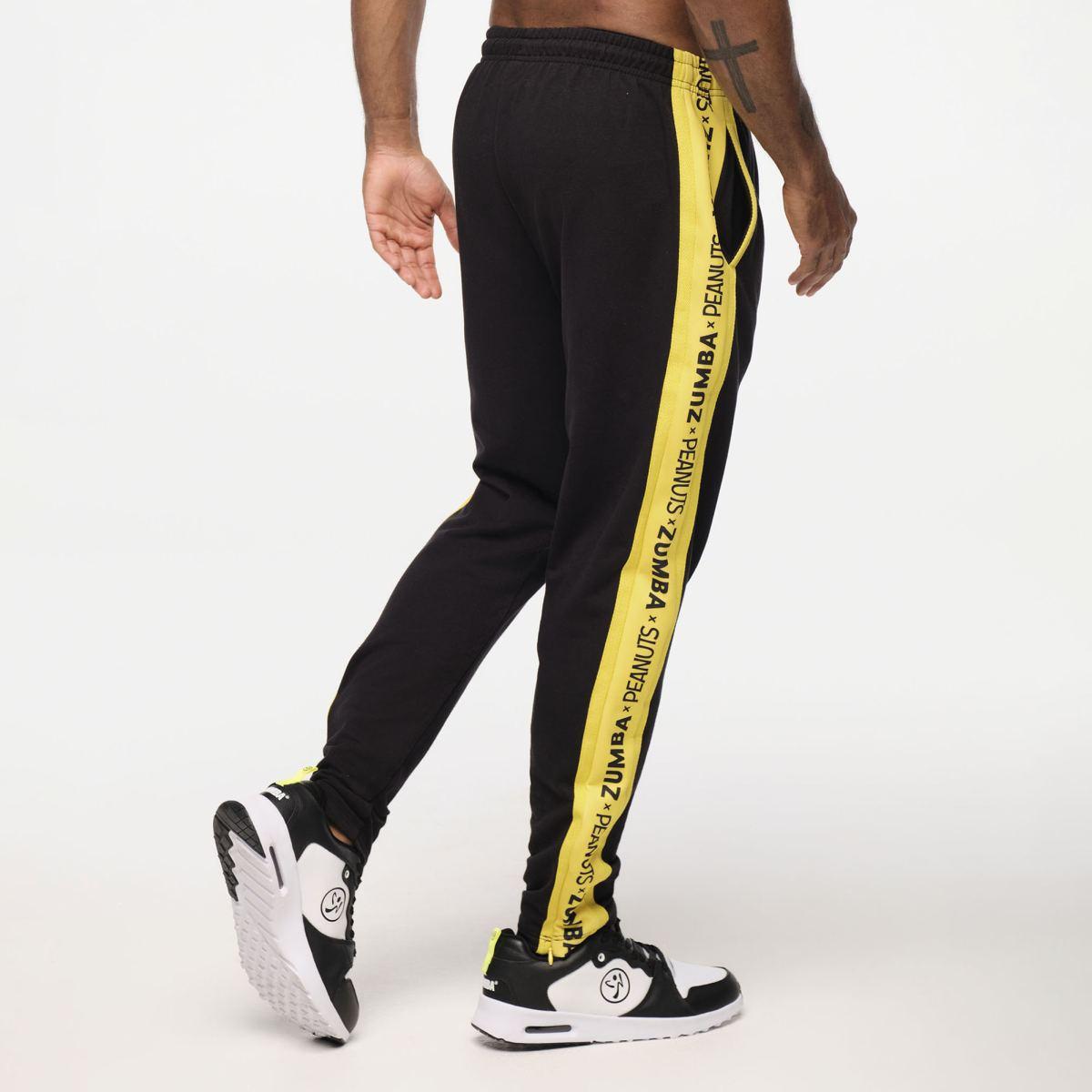 Zumba X Peanuts Men's Knit Jogger With Side Inserts
