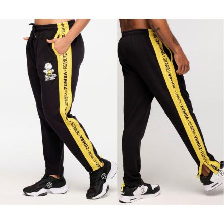 Zumba X Peanuts Men's Knit Jogger With Side Inserts