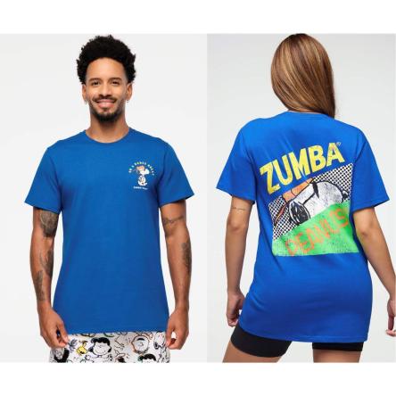 Zumba X Peanuts Crew Neck Tee - Blue