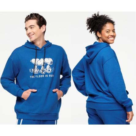 Zumba X Peanuts Unisex Pullover Hoodie - Blue