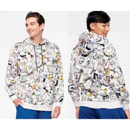 Zumba X Peanuts Unisex Pullover Hoodie - White
