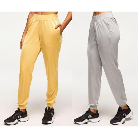 Zumba Runway Harem Crop Pants - Gold