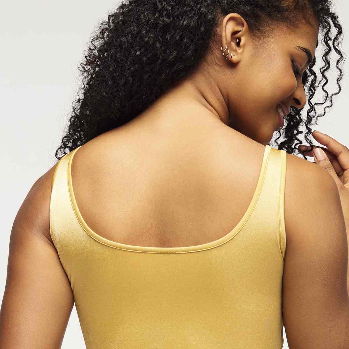 Zumba Runway Square Neck Tank With Shelf Bra