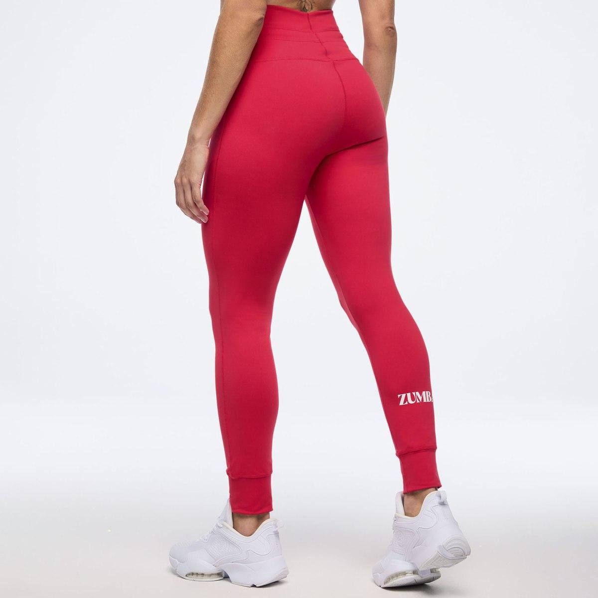 Zumba Haus High Waisted Ankle Leggings With Drawcord