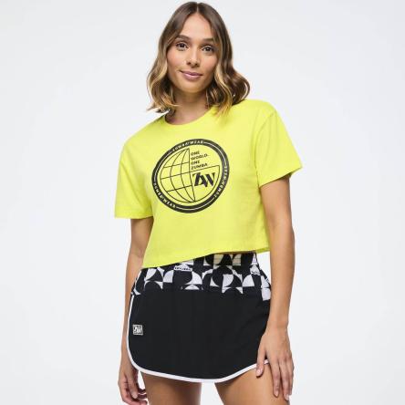 Zumba Haus Crew Neck Crop Top