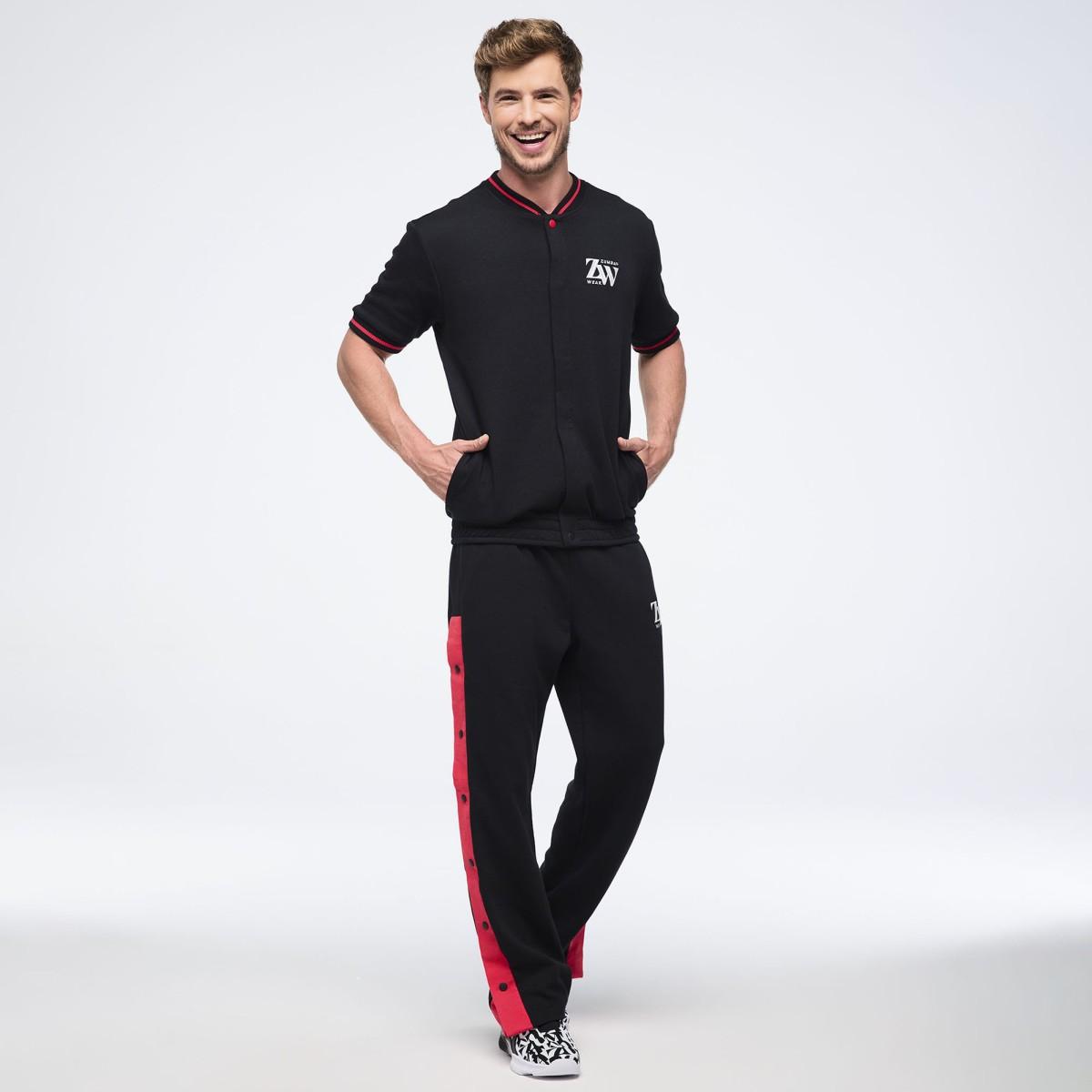 Zumba Haus Men's Short Sleeve Bomber Jacket