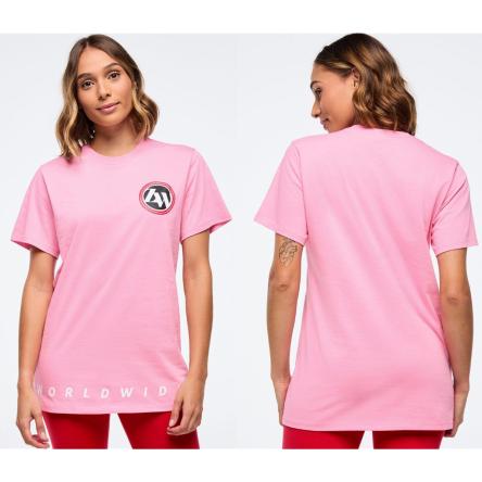 Zumba Haus Unisex Crew Neck Tee - Pink