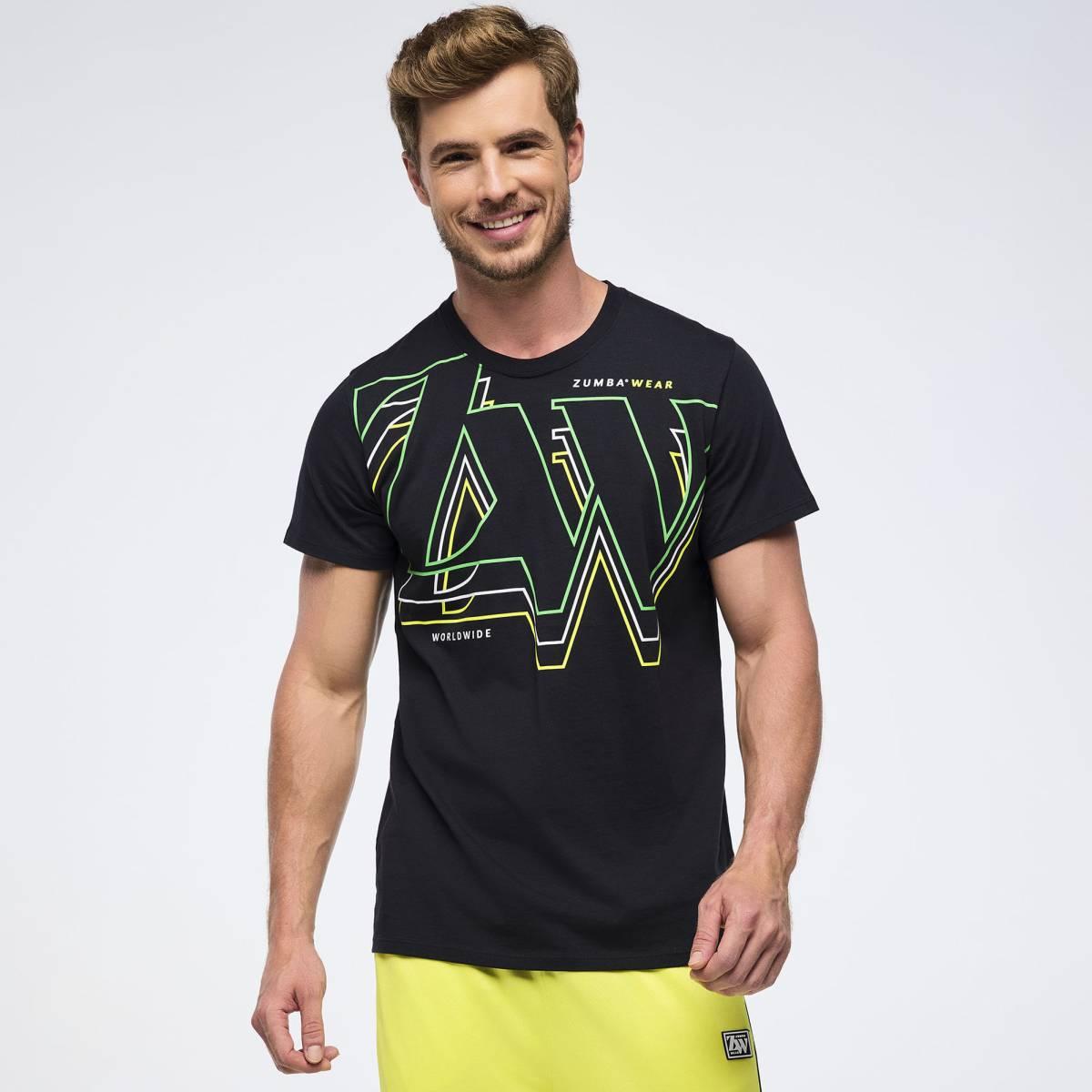 Zumba Haus Unisex Crew Neck Tee - Black