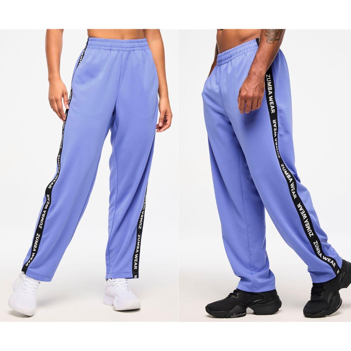 Zumba Haus Straight Leg Track Pants - Purple