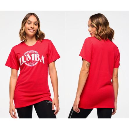 Zumba Haus Unisex Crew Neck Tee - Red