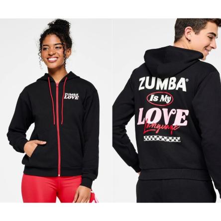 Zumba Love Zip Up Hoodie