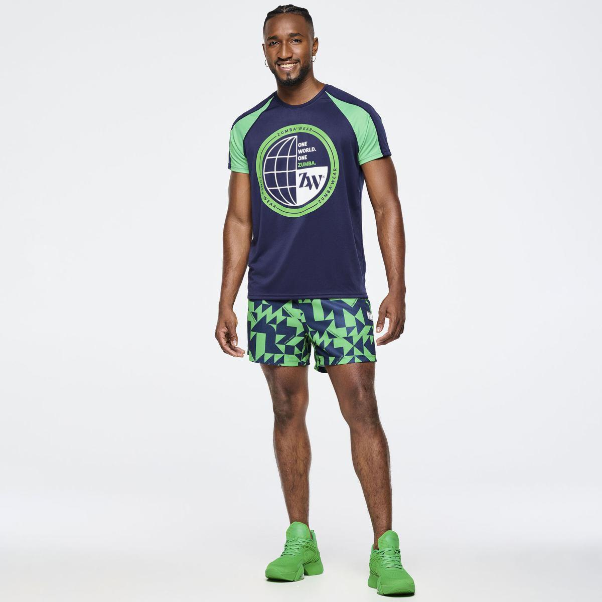 Zumba Out Loud Men's Raglan Crew Neck