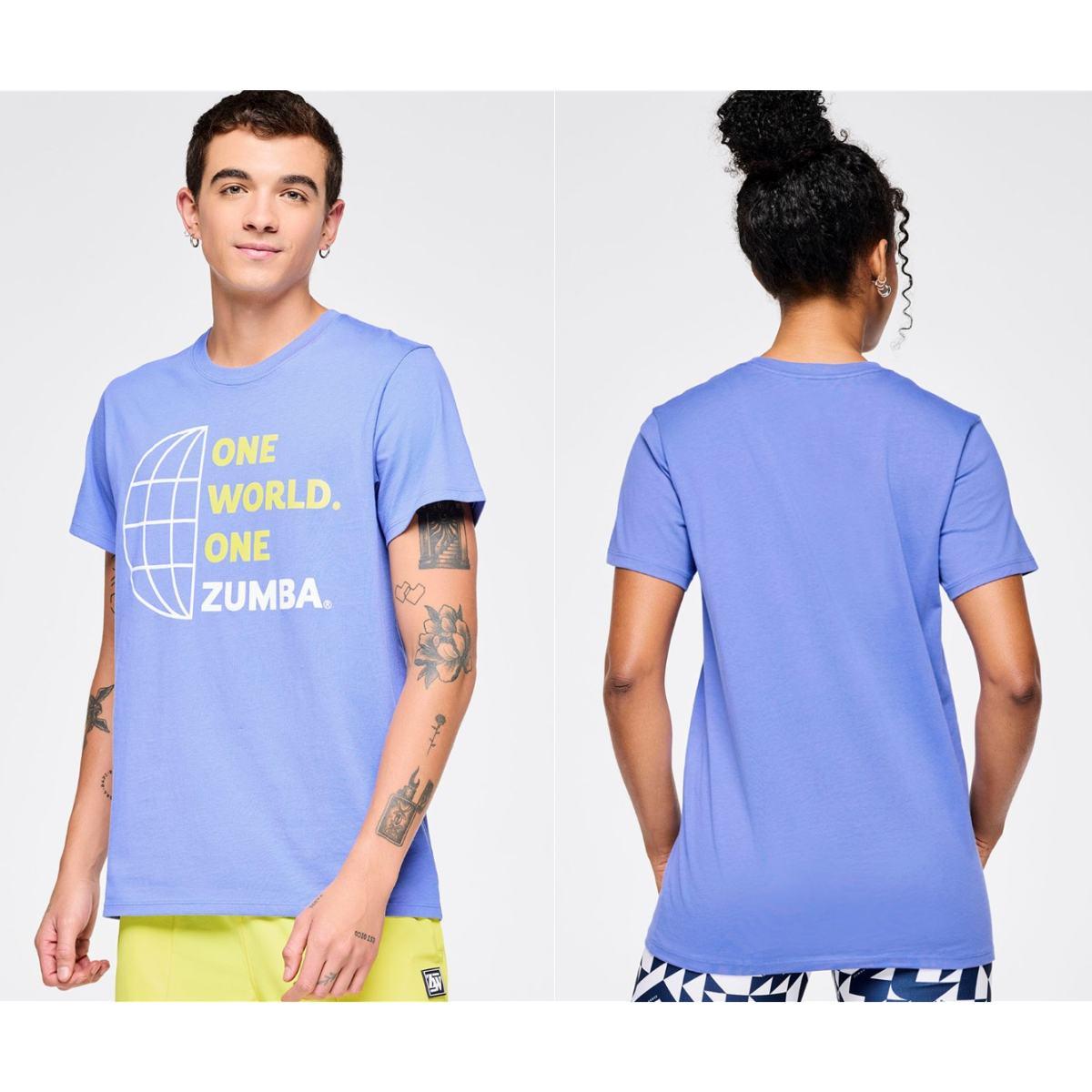 Zumba Out Loud Crew Neck Tee - Purple