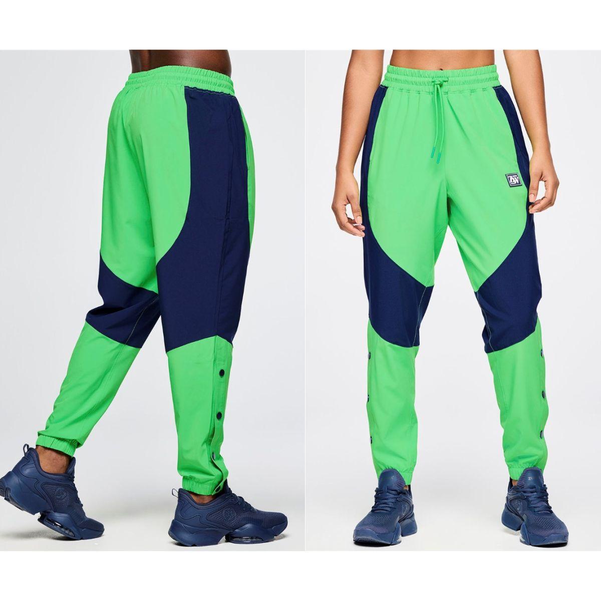 Zumba Out Loud Woven Track Pants With Side Snaps