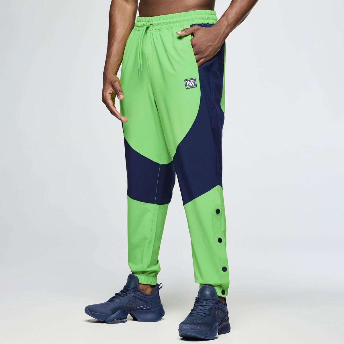 Zumba Out Loud Woven Track Pants With Side Snaps