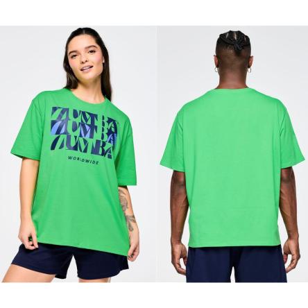 Zumba Out Loud Boxy Top With Side Slits