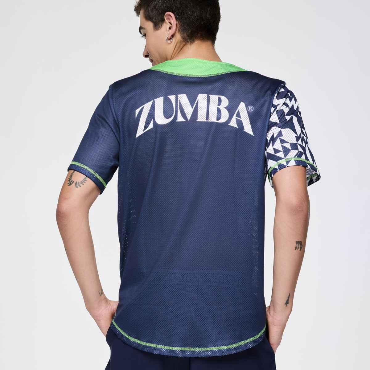 Zumba Out Loud Baseball Button Up Jersey