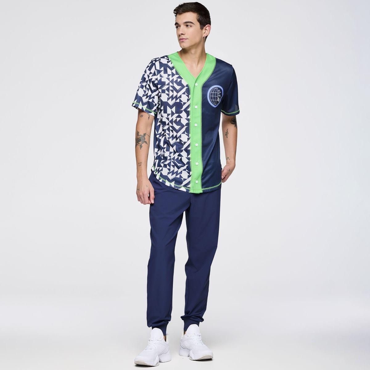 Zumba Out Loud Baseball Button Up Jersey
