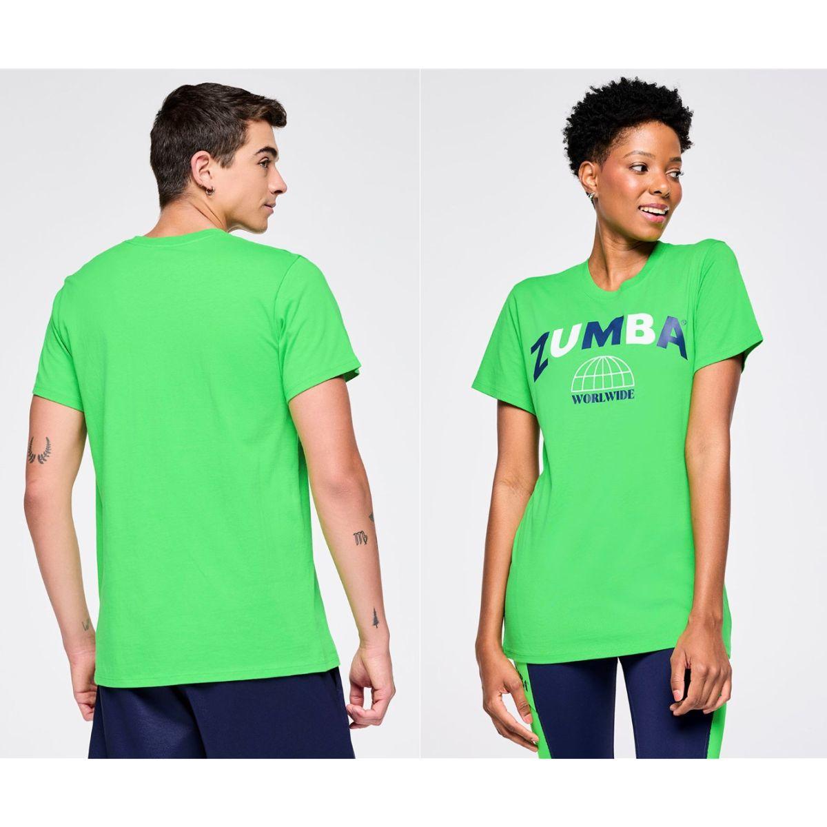 Zumba Out Loud Crew Neck Tee - Green